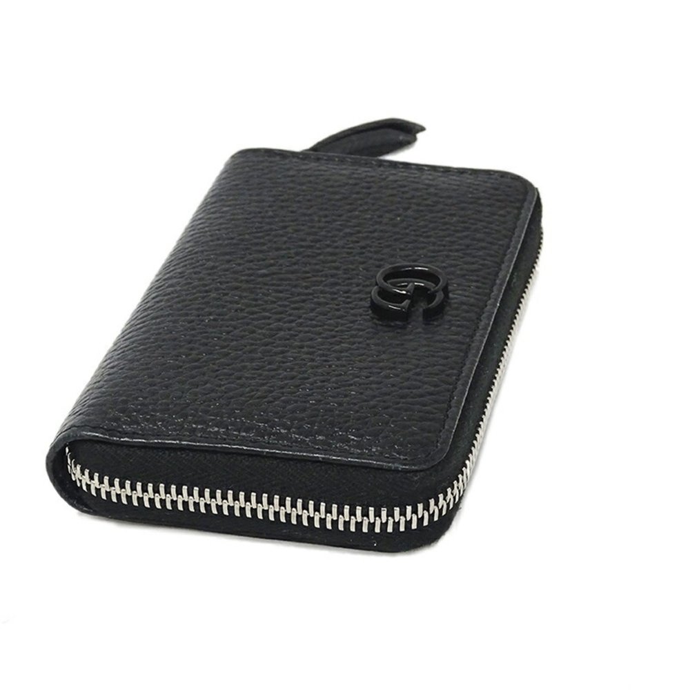 GUCCI Wallet Women's Men's Coin Case Petit Marmont Leather Double G Zip Aroun... - Picture 4 of 9